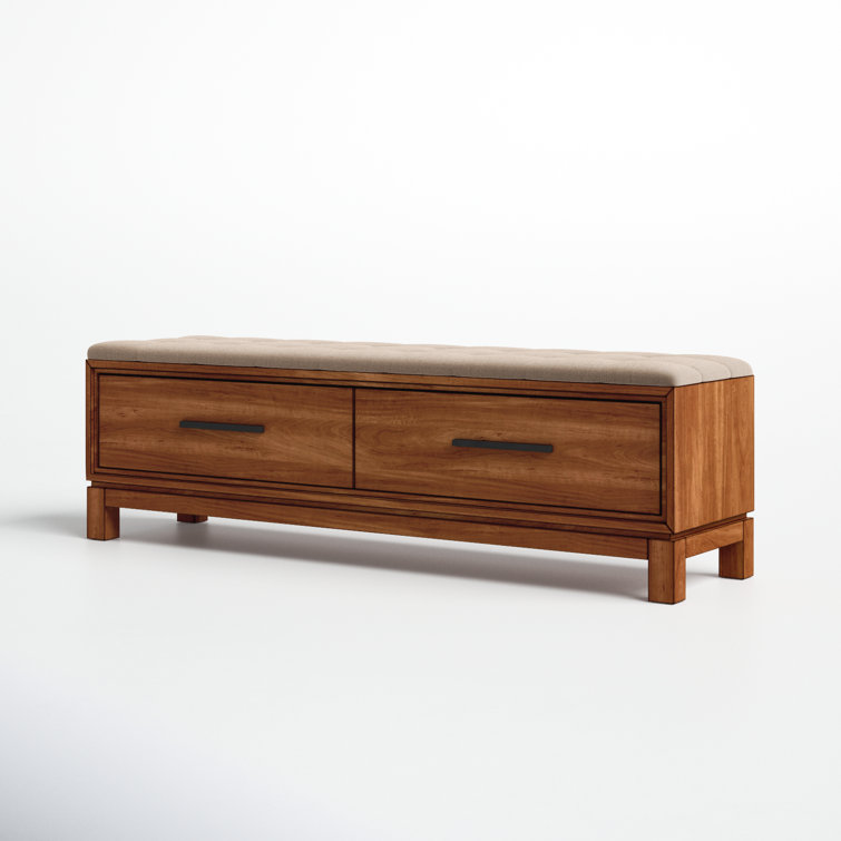 Wrightia Storage Bench Color Pattern Honey Maple